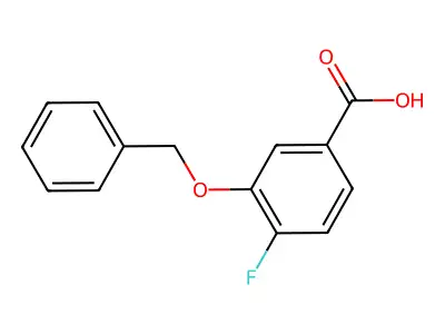 3-Benzyloxy-4-fluorobenzoic acid structure