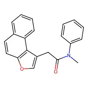N-methyl-2-naphtho[2,1-b]furan-1-yl-N-phenylacetamide structure