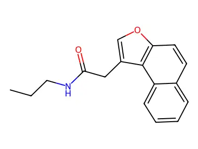 2-(naphtho[2,1-b]furan-1-yl)-N-propylacetamide structure