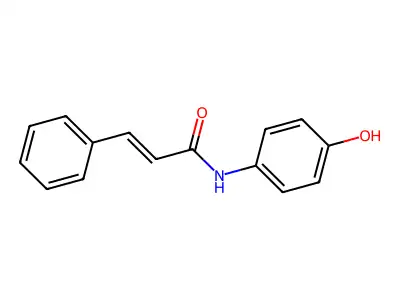 N-(4-Hydroxyphenyl)cinnamamide structure