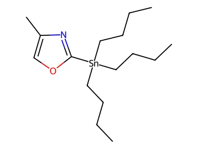 4-Methyl-2-(tributylstannyl)-1,3-oxazole structure