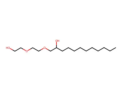 1-[2-(2-Hydroxyethoxy)ethoxy]dodecan-2-ol structure