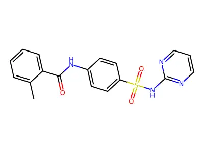 2-Methyl-N-[4-(pyrimidin-2-ylsulfamoyl)-phenyl]-benzamide structure