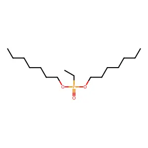 Diheptyl ethylphosphonate structure