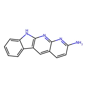 1H-Indolo[2,3-b][1,8]naphthyridin-2-amine structure