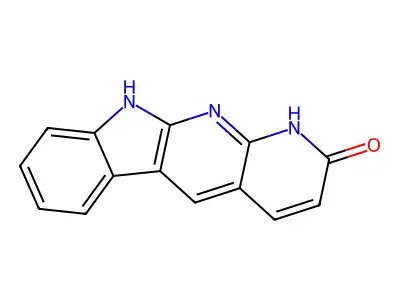 1,10-Dihydro-2H-indolo[2,3-b][1,8]naphthyridin-2-one structure