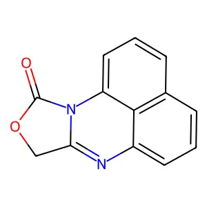 8H-(1,3)Oxazolo(3,4-a)perimidin-10-one structure