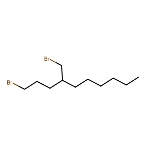1-Bromo-4-bromomethyldecane structure