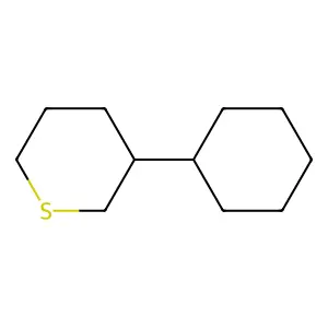3-Cyclohexylthiane structure