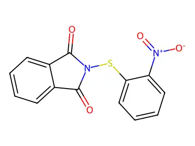 2-(2-Nitrophenylthio)isoindoline-1,3-dione structure