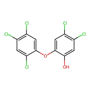 Phenol, 4,5-dichloro-2-(2,4,5-trichlorophenoxy)- structure