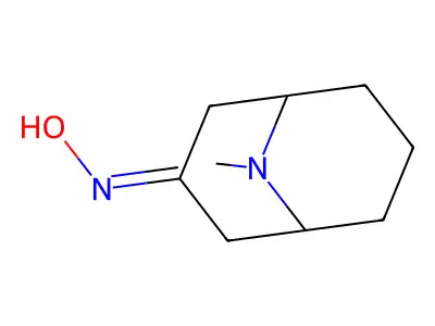 9-Methyl-9-azabicyclo[3.3.1]nonan-3-one oxime structure