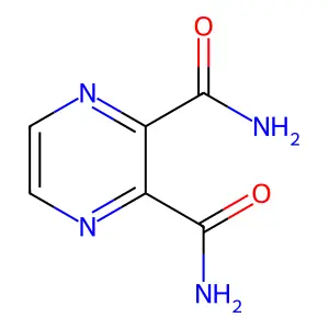 吡嗪-2,3-二甲酰胺 structure