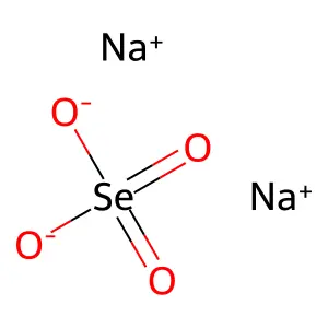 Selenic acid (H2(75)SeO4), disodium salt structure