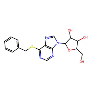 6-Benzylthioinosine structure