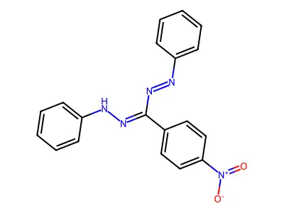 Diazene, [(4-nitrophenyl)(phenylhydrazono)methyl]phenyl- structure