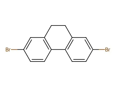 2,7-Dibromo-9,10-dihydrophenanthrene structure