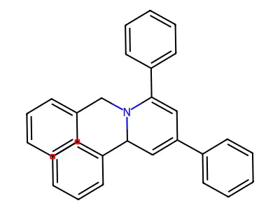 1-Benzyl-2,4,6-triphenyl-1,2-dihydropyridine structure