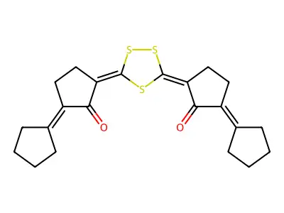 (5E)-2-cyclopentylidene-5-[(5E)-5-(3-cyclopentylidene-2-oxoc structure