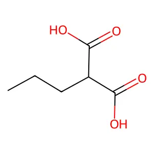 n-Propylmalonic acid structure