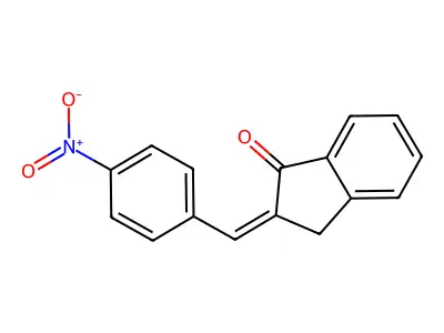 2-(4-Nitrobenzylidene)indan-1-one structure
