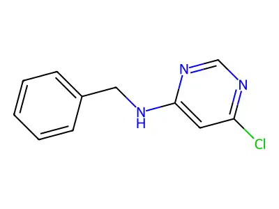 N-benzyl-6-chloropyrimidin-4-amine structure