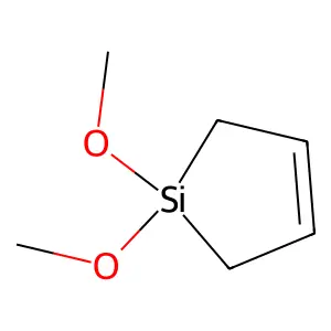 Cyclopent-3-ene, 1,1-dimethoxy-1-sila- structure