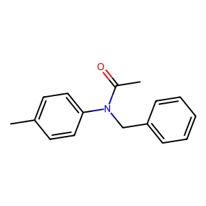 Acetamide, N-(4-methylphenyl)-N-(phenylmethyl)- structure