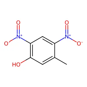 2,4-Dinitro-5-methylphenol structure