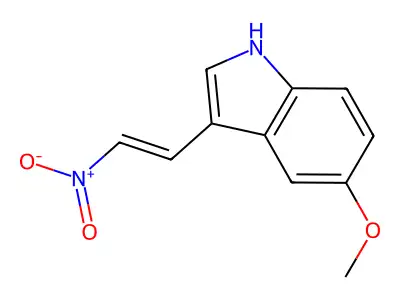 5-Methoxy-3-[2-nitroethenyl]-1H-indole structure