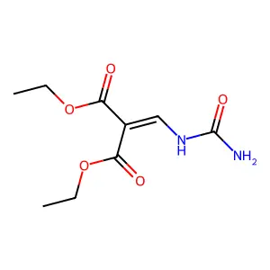 Diethyl 2-[(carbamoylamino)methylidene]propanedioate structure