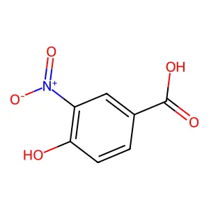 4-Hydroxy-3-nitrobenzoic acid structure
