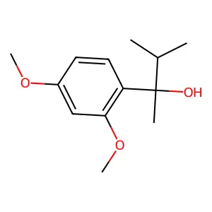 2-(2,4-Dimethoxyphenyl)-3-methylbutan-2-ol structure