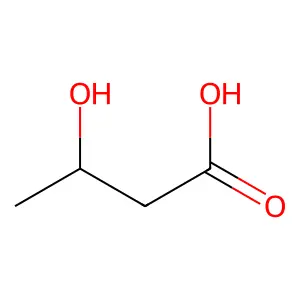 (S)-3-羟基丁酸 structure