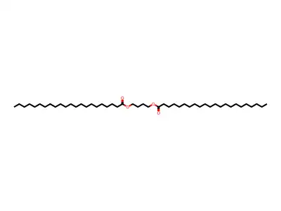 Docosanoic acid, 1,4-butanediyl ester structure