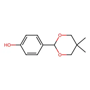 4-(5,5-Dimethyl-1,3-dioxan-2-yl)phenol structure
