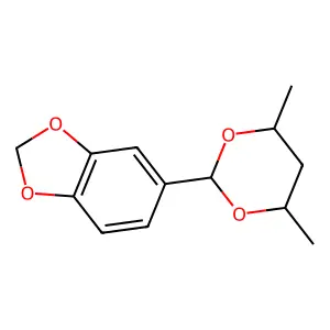 5-(4,6-Dimethyl-1,3-dioxan-2-yl)-2H-1,3-benzodioxole structure