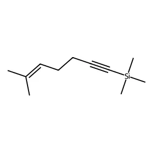 Silane, trimethyl(6-methyl-5-hepten-1-ynyl)- structure