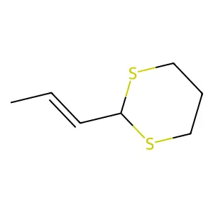 1,3-Dithiane, 2-(1-propenyl)- structure