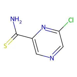 6-Chloropyrazine-2-carbothioamide structure