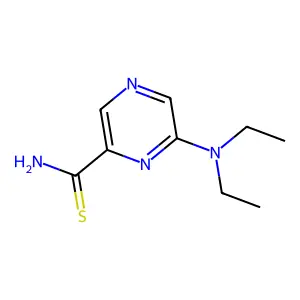 6-(Diethylamino)pyrazine-2-carbothioamide structure