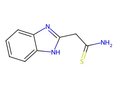 2-(1H-1,3-benzodiazol-2-yl)ethanethioamide structure