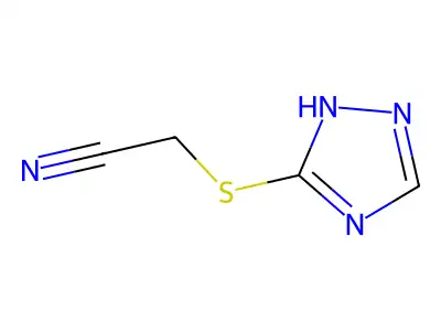 Acetonitrile,(1H-1,2,4-triazol-3-ylthio)- structure