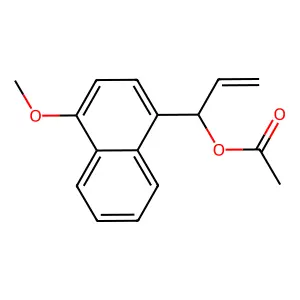1'-Acetoxy-1-allyl-4-methoxynaphthalene structure