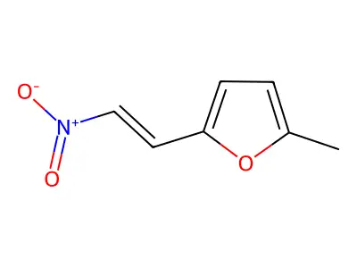 2-Methyl-5-(2-nitrovinyl)furan structure