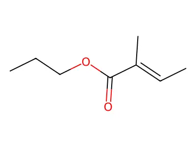 Propyl tiglate structure