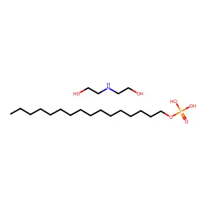 Diethanolamine cetyl phosphate structure