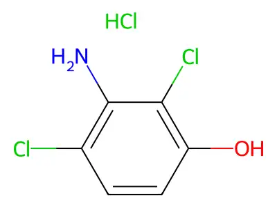 3-Amino-2,4-dichlorophenol structure