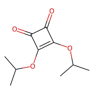 3,4-Diisopropoxy-3-cyclobutene-1,2-dione structure
