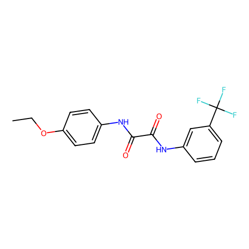 N-(4-Ethoxyphenyl)-N'-[3-(trifluoromethyl)phenyl]ethanediamide structure